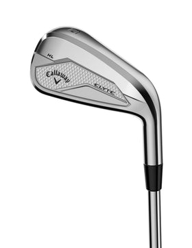 Callaway Elyte HL Sand Wedge 56-degree loft helps carry to greens from fairway rough.