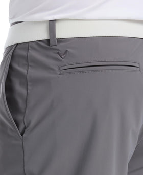 Callaway Epic Pull-On Shorts fabric closeup showing quick-drying tricot weave.
