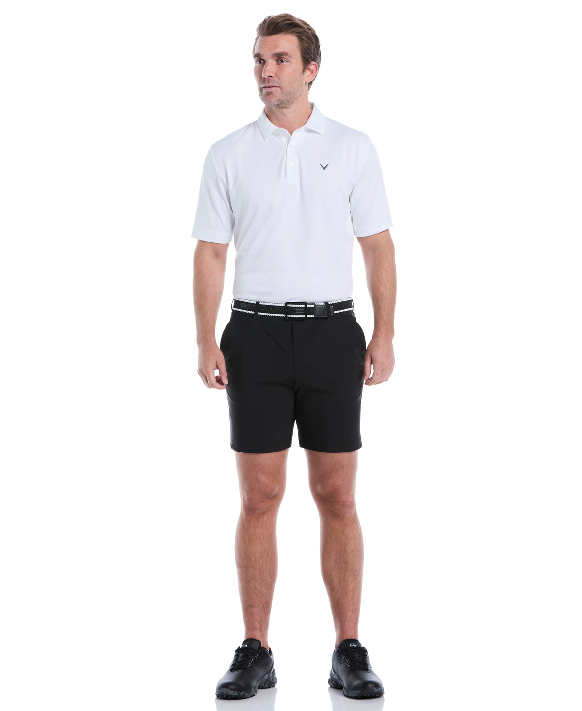 Callaway Epic Pull-On shorts fabric texture and quick-dry performance.