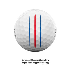 Callaway ERC Soft ball dimple pattern detail indicating flight design.