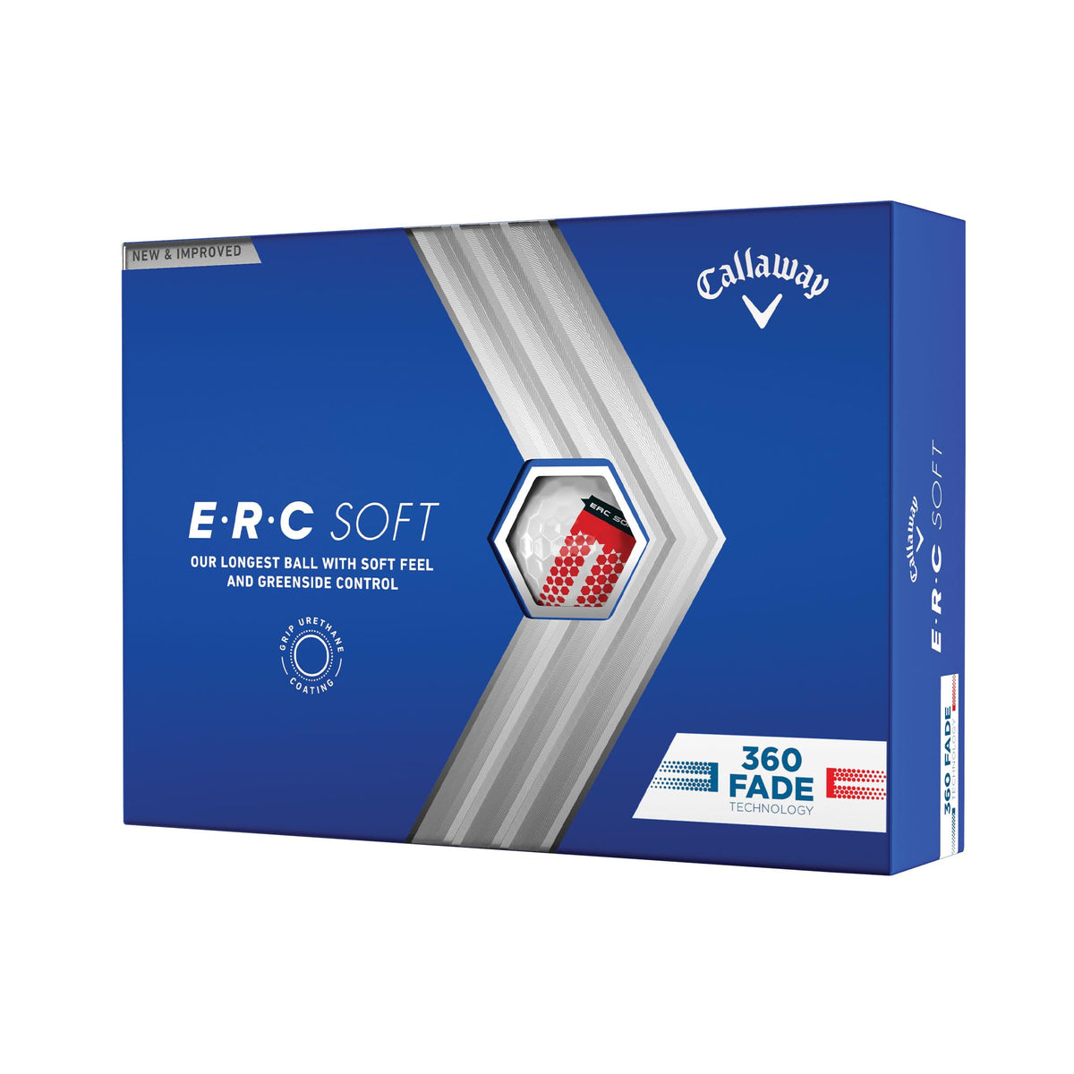 Callaway ERC Soft 360 Fade top view highlights distance potential and soft feel