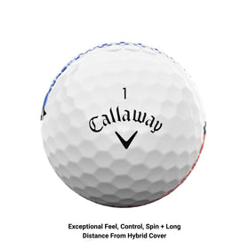 Callaway ERC Soft hybrid cover close-up showing durable, soft-touch surface