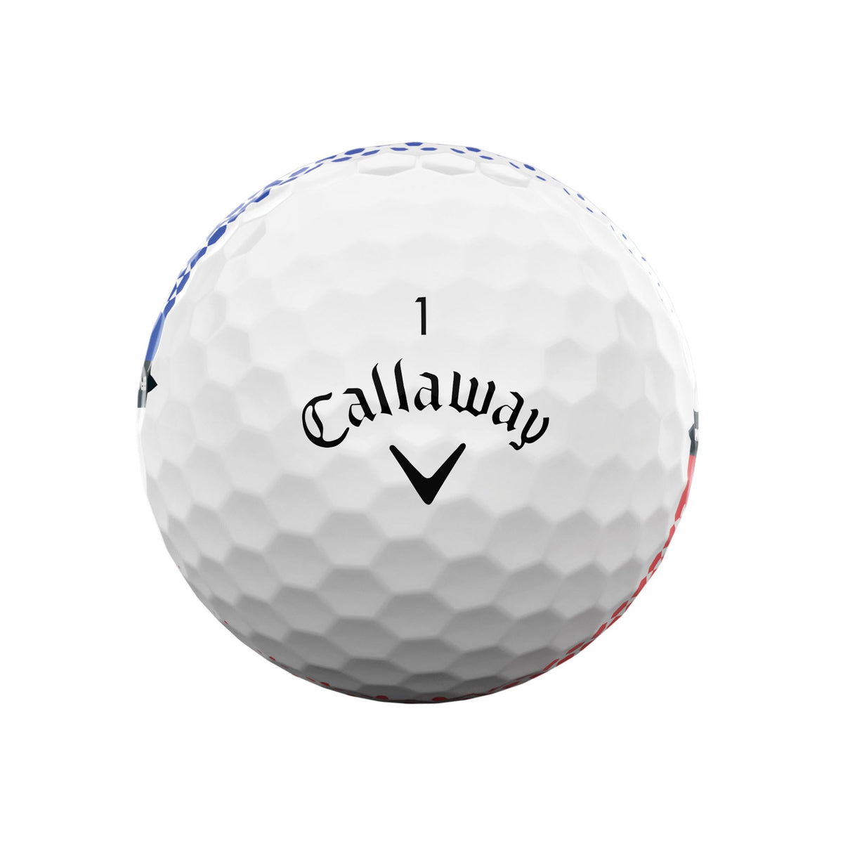 Callaway ERC Soft Triple Track 360 Fade visual aids alignment on greens