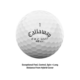 Callaway ERC Soft Triple Track on-ball shot highlighting alignment for confident setup