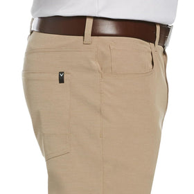 Callaway EverPlay pant dobby texture closeup highlighting breathable lightweight fabric.