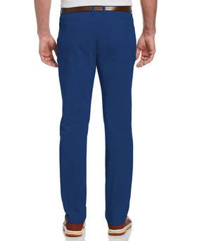 Callaway EverPlay pants side view; flexible waistband supports on-course movement.