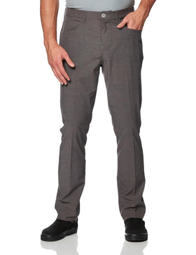 Callaway EverPlay five-pocket pants front view with textured dobby fabric for breathable on-course comfort.