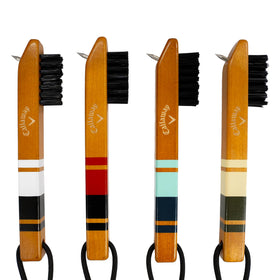 Callaway Heritage Club Brush stays ready for golf bag maintenance on the go.