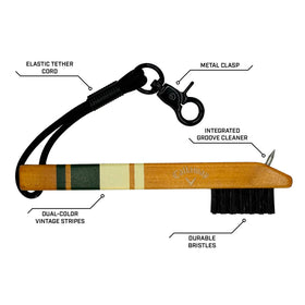 Callaway Heritage Ergonomic handle provides comfortable grip between swings.