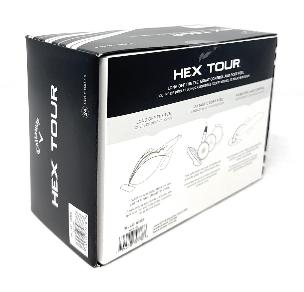 Callaway Hex Tour Soft cover texture emphasizes soft feel and greenside control