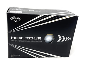 Callaway Hex Tour Soft golf ball front view shows distance-ready design