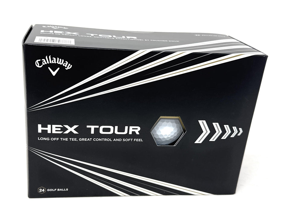 Callaway Hex Tour Soft golf ball front view shows distance-ready design