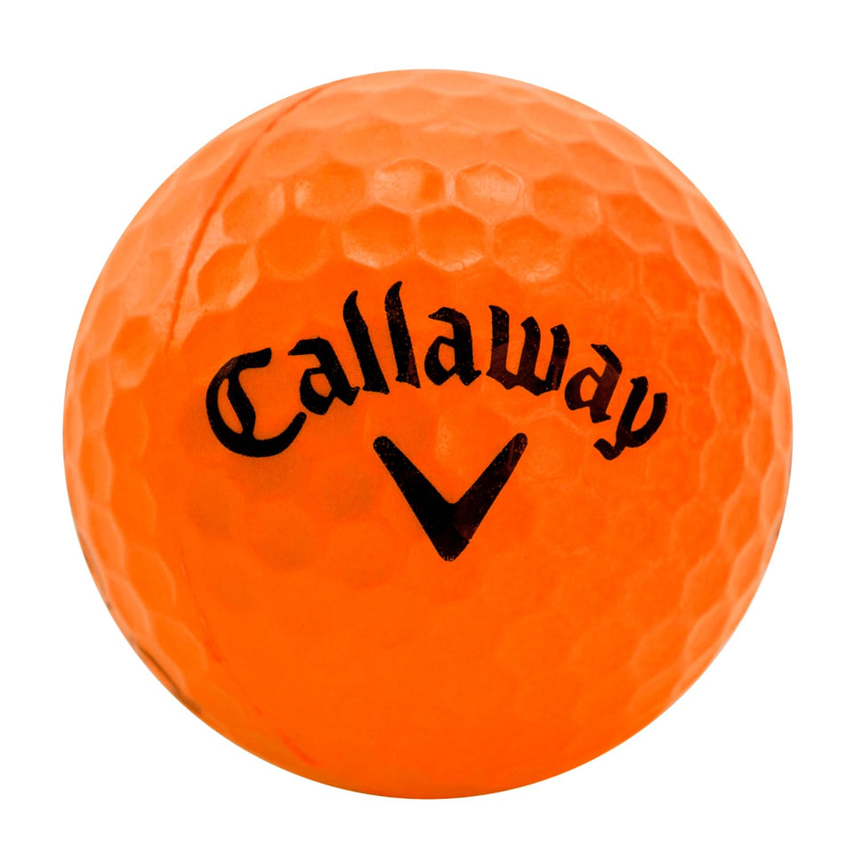 Callaway HX Soft Flight orange foam practice ball, 18-pack, safe for indoor and outdoor practice