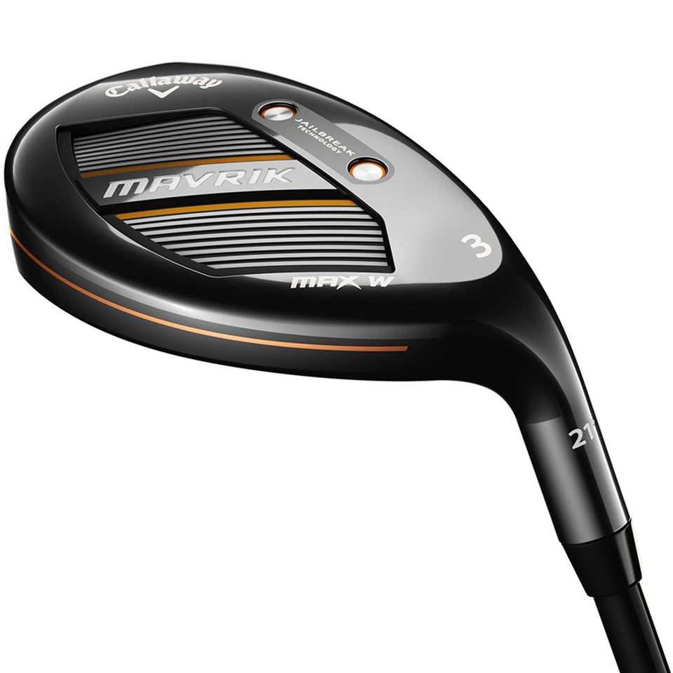 Callaway MAVRIK Max 4 Hybrid face close-up showing speed-focused design