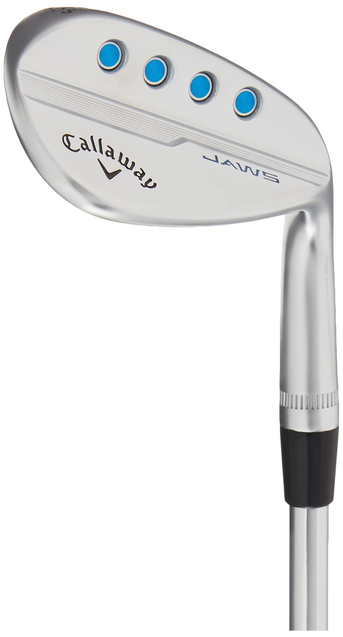 Callaway MD5 Jaws wedge chrome head profile with S grind for versatile shot shaping.