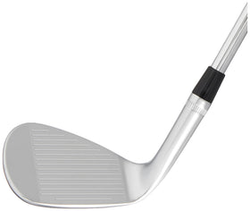Callaway MD5 Jaws wedge chrome packaging image and steel shaft highlight durability.