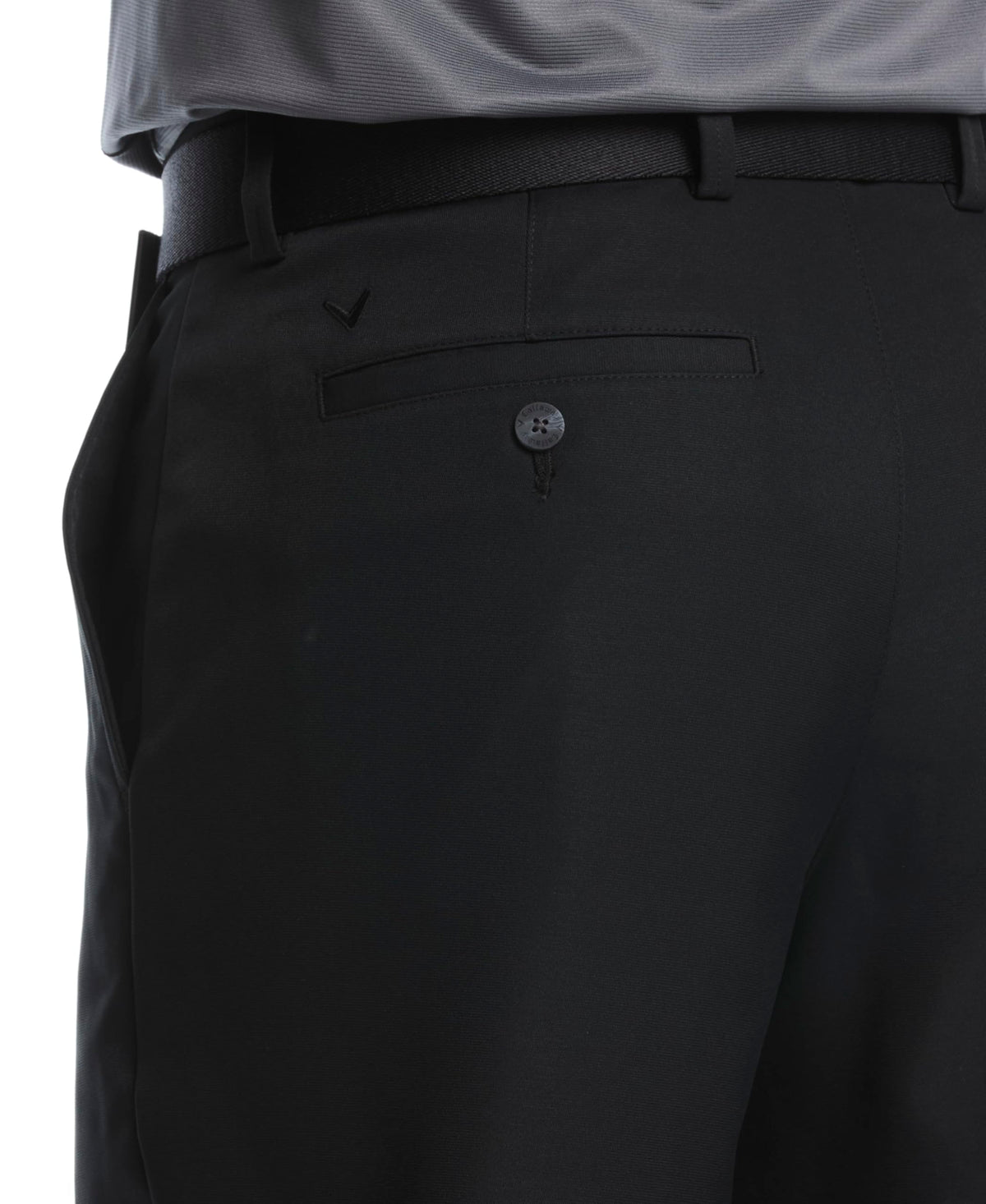 Callaway Pro Spin 3.0 stretch pants highlighting four-pocket layout for scorecards