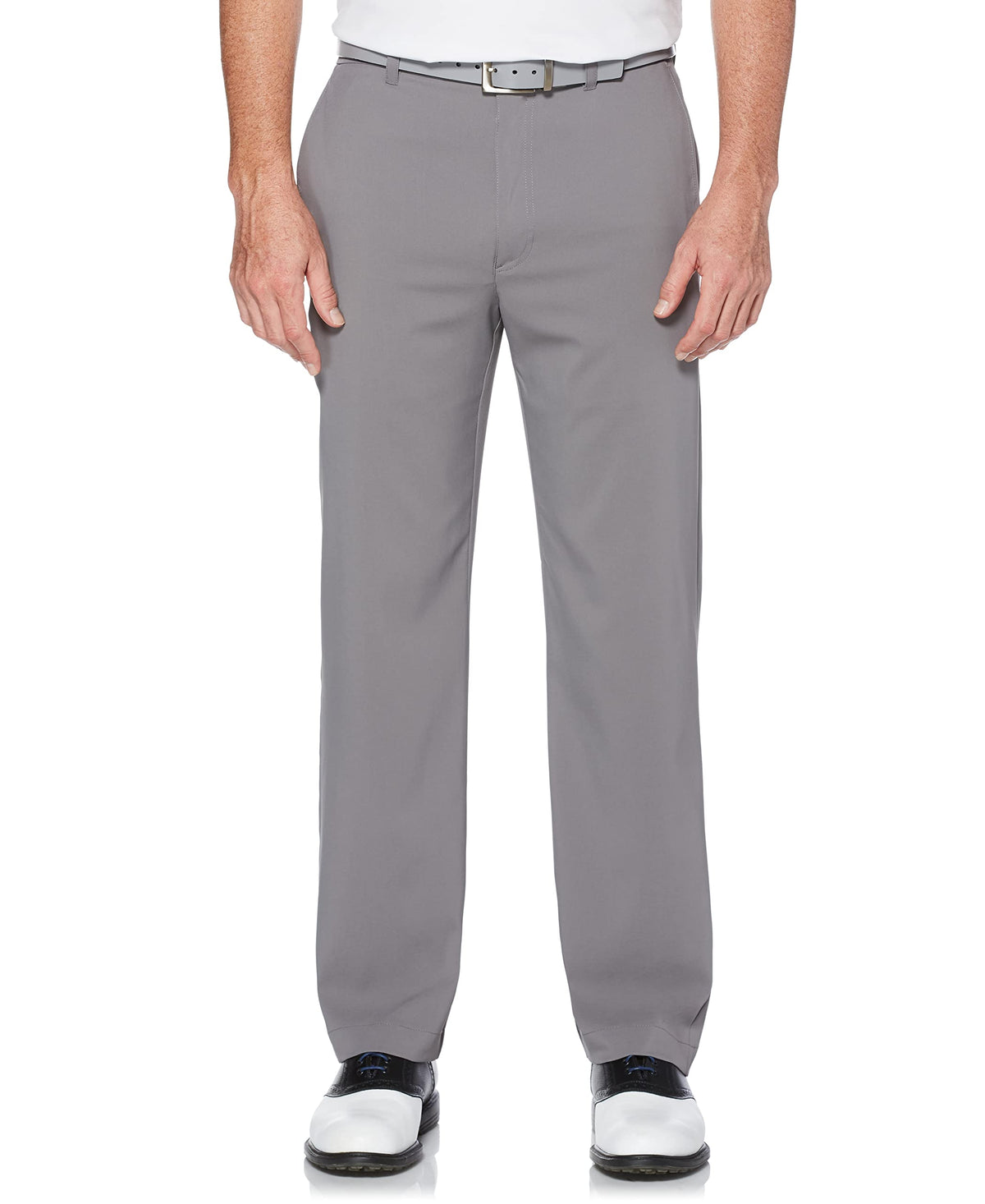 Callaway men's tech golf pants front pocket detail for secure on-course storage.