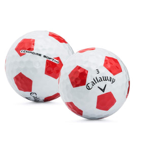 Callaway mixed colors Chrome Soft Truvis ball—enhanced focus for precise iron shots.
