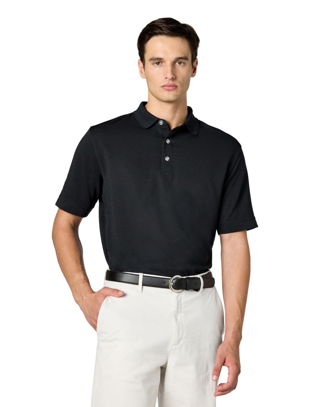 Callaway Opti-Dri stretch polo front view keeps you cool and dry on the course