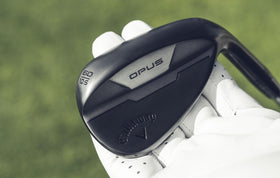 Callaway Opus Black Sand Wedge grind profile enabling clean contact from various lies