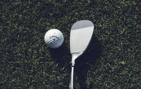 Callaway Opus Chrome Lob Wedge with C Grind for versatile grind options across turf conditions.