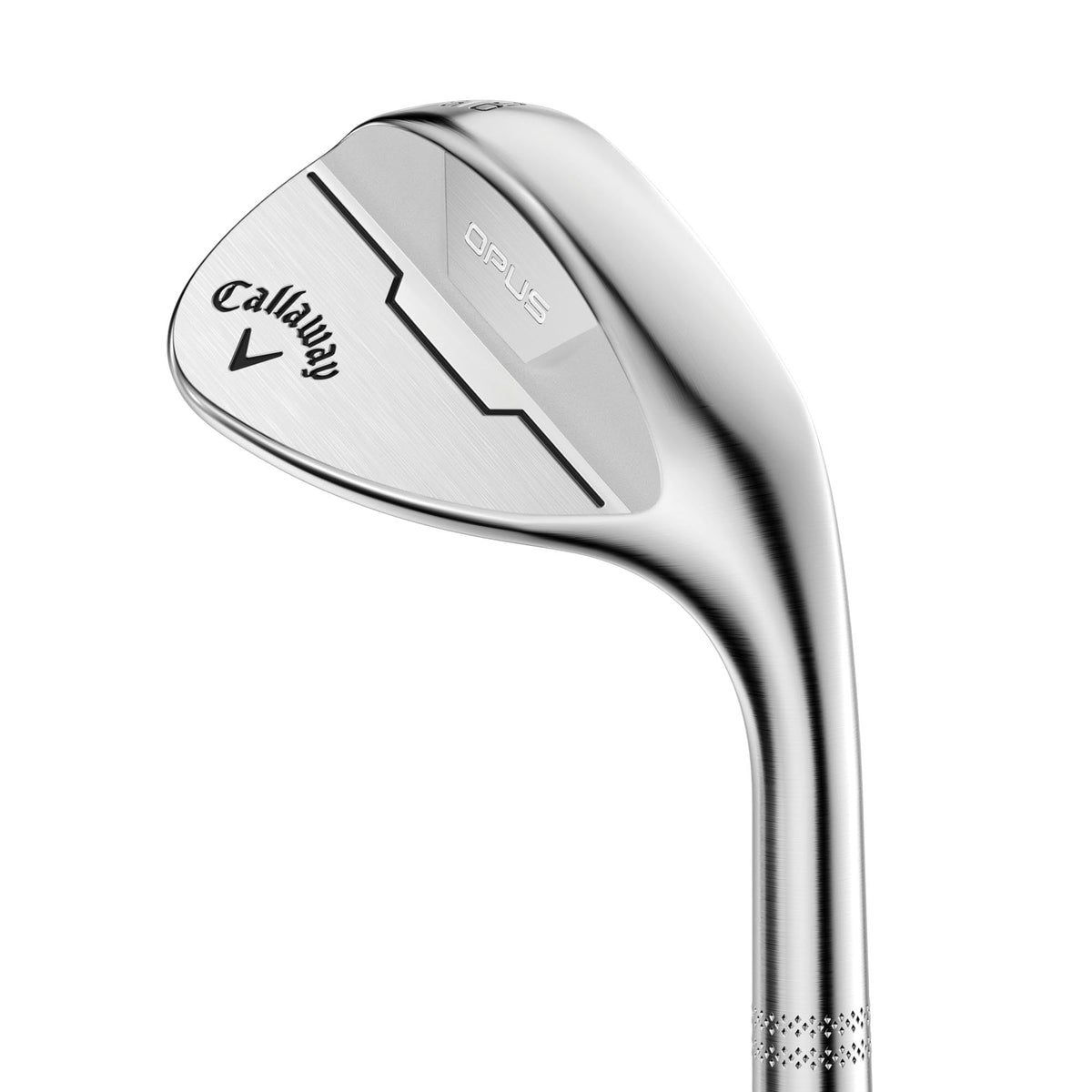 Callaway Opus Chrome Lob Wedge setup behind the ball for confident greenside control