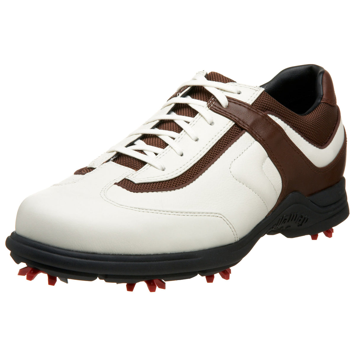 Callaway Palmares golf shoe in white-sultan tones with waterproof protection and stable traction.