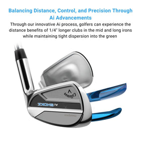 Callaway Paradym AI Smoke 6 Iron hollow-body design improves feel and stability.