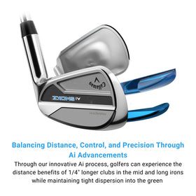 Callaway Paradym AI Smoke wedge grind detail supports versatile turf performance.