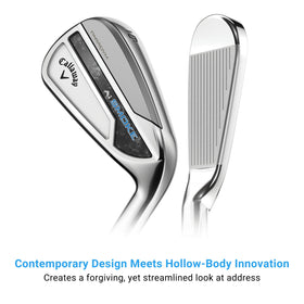 Callaway Paradym AI Smoke wedge profile shows balanced weight for steady stance.
