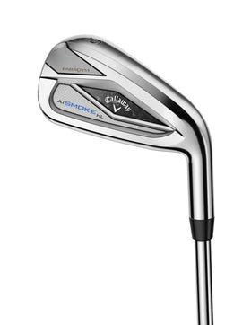 Callaway Paradym AI Smoke HL 6 Iron top line view showing forgiving design in bright light