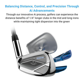 Callaway Paradym AI Smoke HL approach wedge toe highlights forgiveness on mis-hits