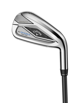 Callaway Paradym AI Smoke Max Fast 8 Iron AI-driven face close-up for consistency