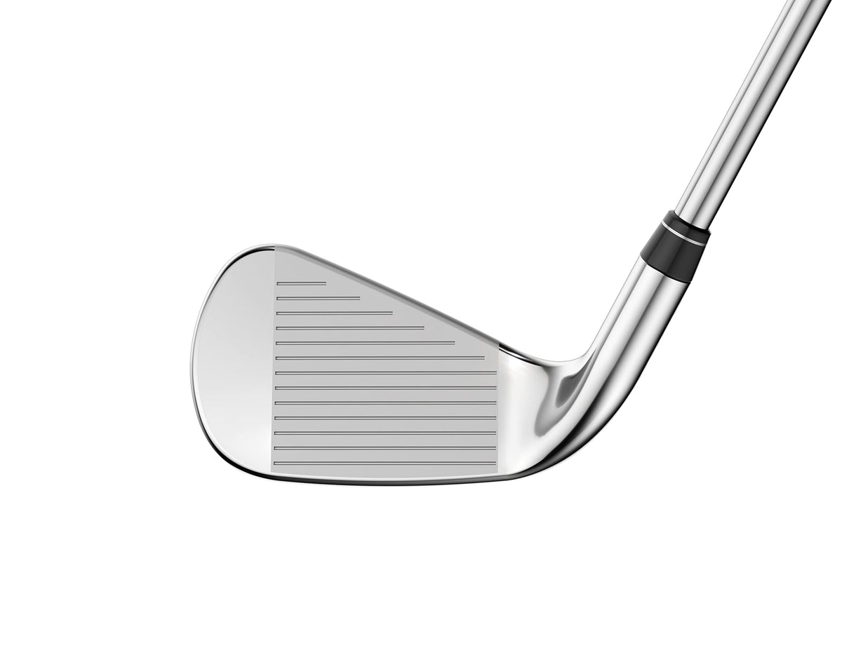 Callaway Paradym X 6 Iron head profile highlights premium feel on center strikes.