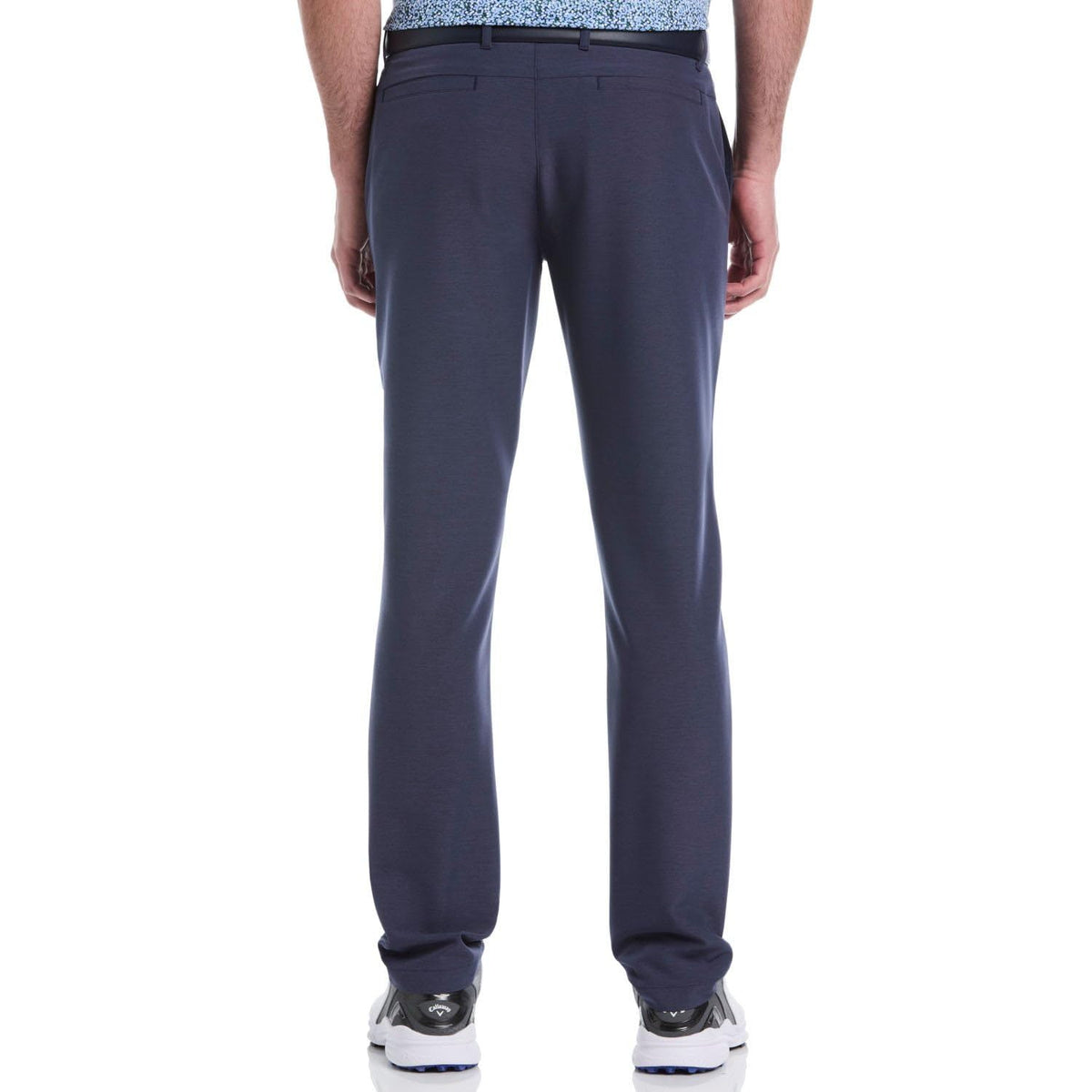Callaway Performance Pants active waistband close-up demonstrates flexible fit during swings.