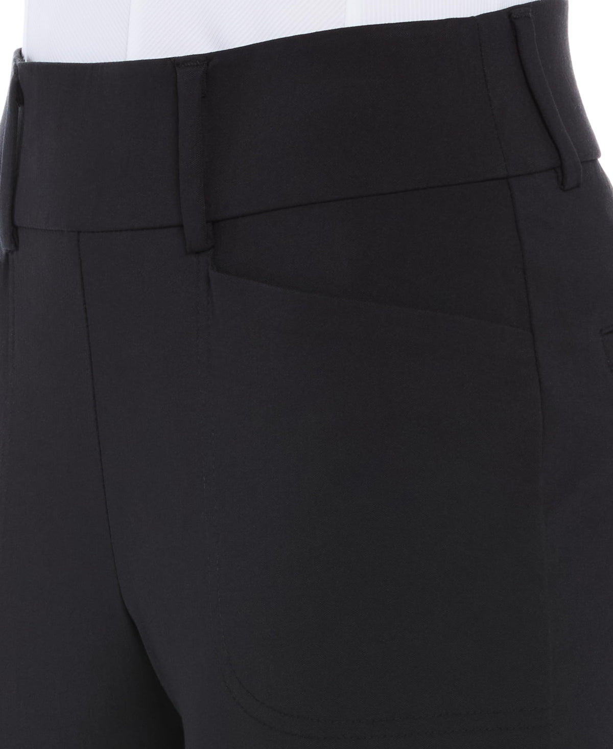 Callaway Pull-On Tech Stretch Pants caviar back view showing sleek silhouette