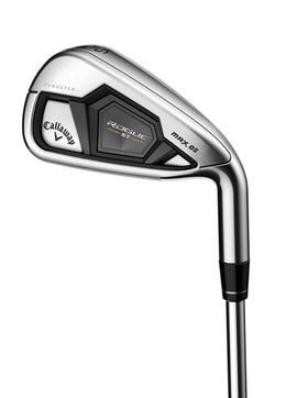 Callaway Rogue ST Max OS 7 iron face delivers high-launch forgiveness for mid-handicaps.