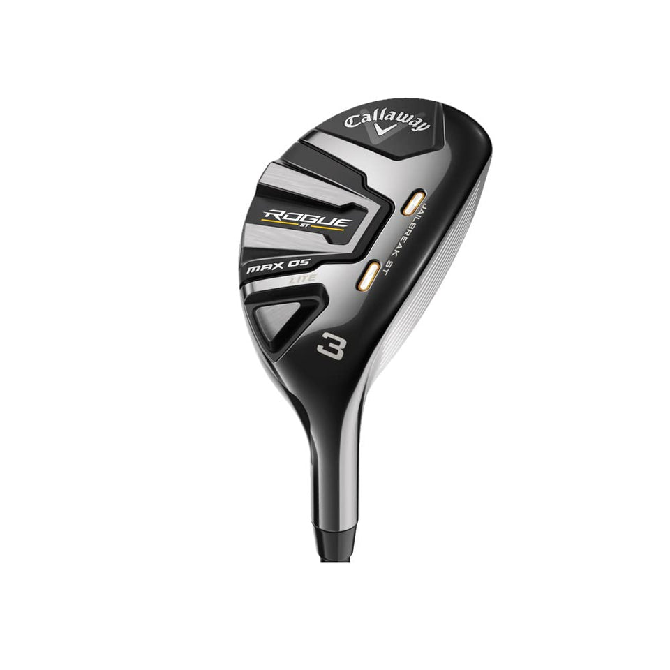 Callaway Rogue ST Max OS Lite 5 Hybrid left-handed with face cup technology boosts ball speed.