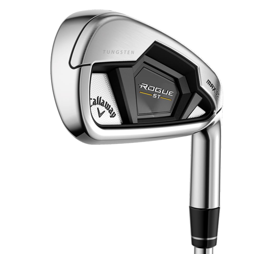 Callaway Rogue ST Max OS Lite Approach Wedge 47° on-swing view highlighting balance and control.