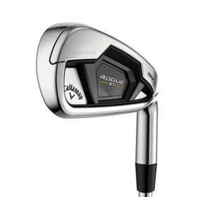 Callaway Rogue ST Max OS Lite iron 24 side swing view highlights comfortable setup.