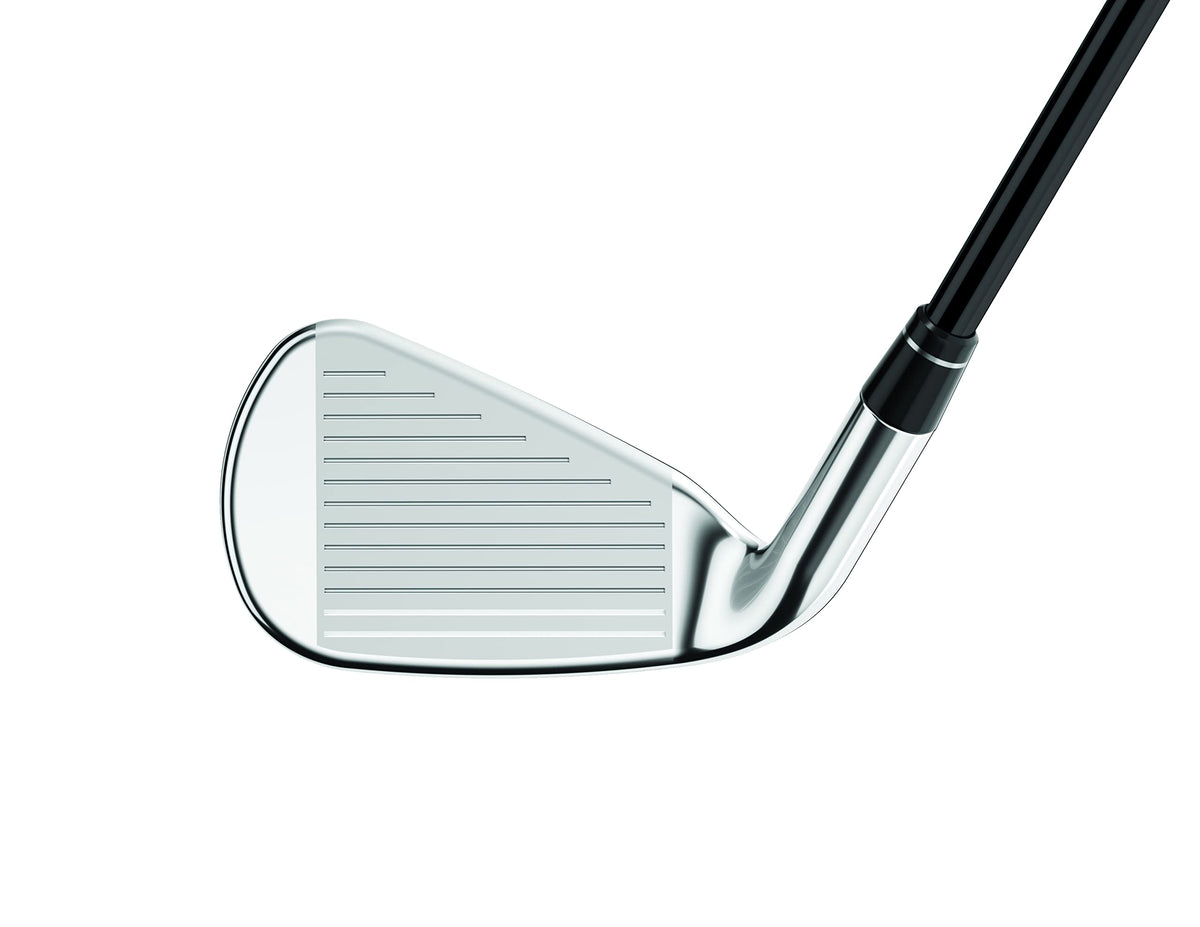 Callaway Rogue ST Max OS Lite wedge with graphite shaft offers lightweight control.