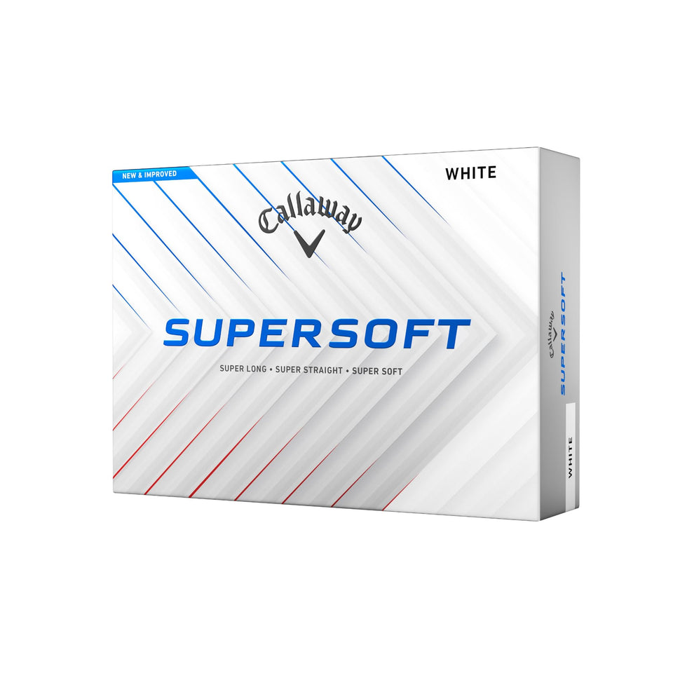 Callaway Supersoft 2025 ball with dimple pattern for optimized distance and soft feel