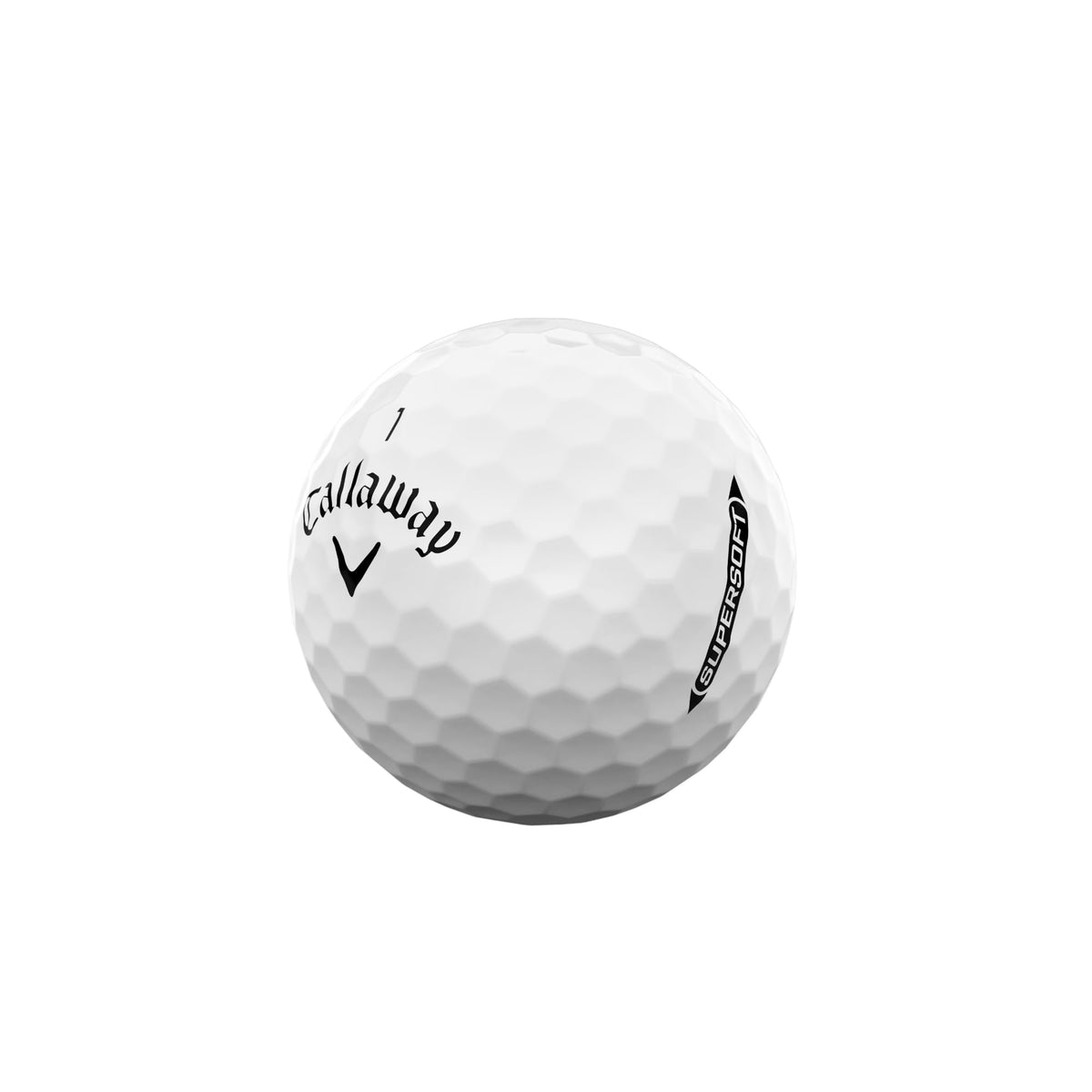 Callaway Supersoft 2025 greenside approach shot shows improved spin and control