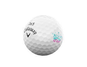 Callaway Supersoft 12-ball pack back view; easy to spot on shelf