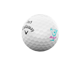 Callaway Supersoft 12-ball pack in hand; portable practice ready