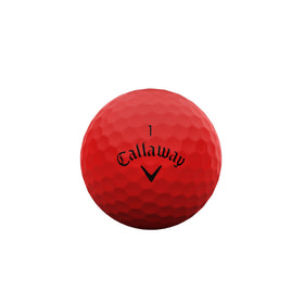 Callaway Supersoft Red close-up showing soft feel and durability