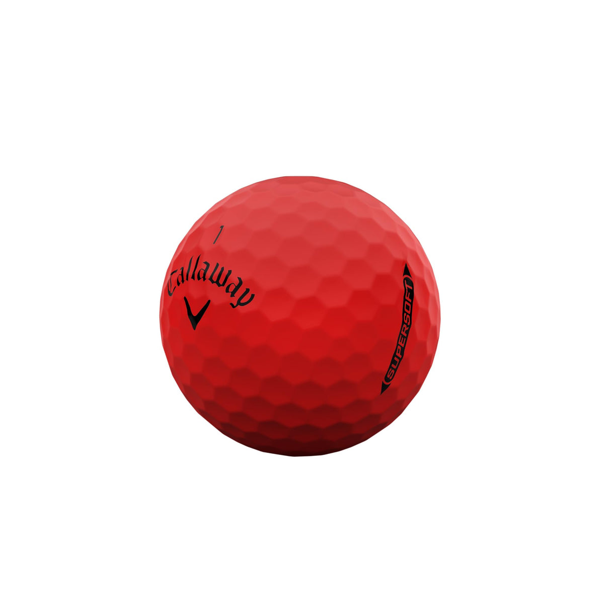 Callaway Supersoft Red greenside control shot for precise approach
