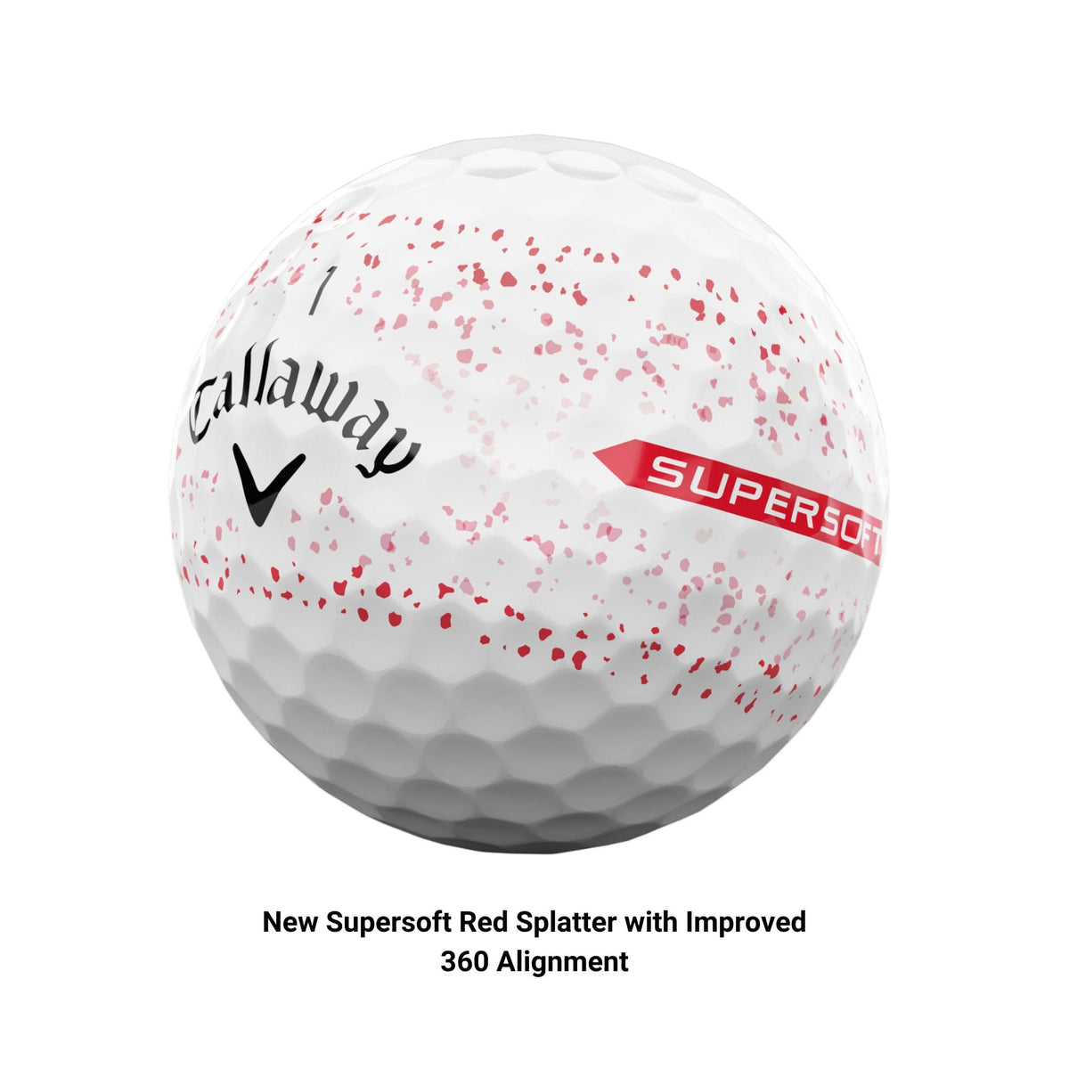 Callaway Supersoft SoftFast core diagram explains speed and feel.