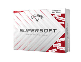 Callaway Supersoft Valentine 2025 pack shot highlights limited edition love designs for players